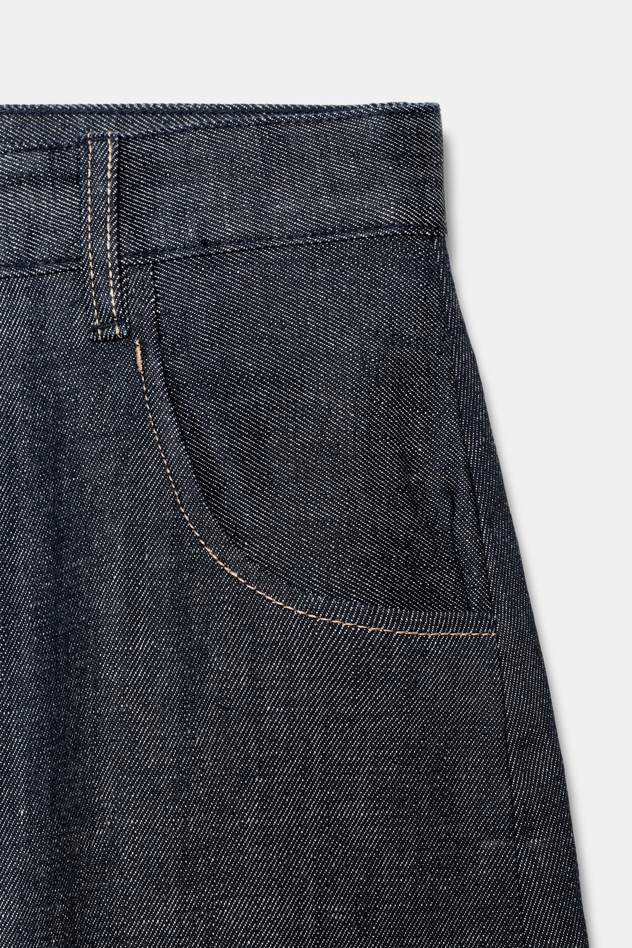 JEAN TRF BARREL TAILLE HAUTE